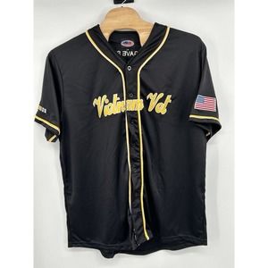 JWM All Gave Some‎ Vietnam Veteran Football Jersey Men’s Size 3XL Black Stitched